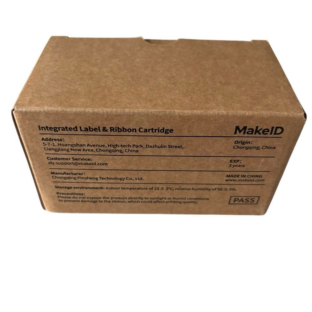 MakeID Integrated Label & Ribbon Cartridge *New* - Picture 2 of 4